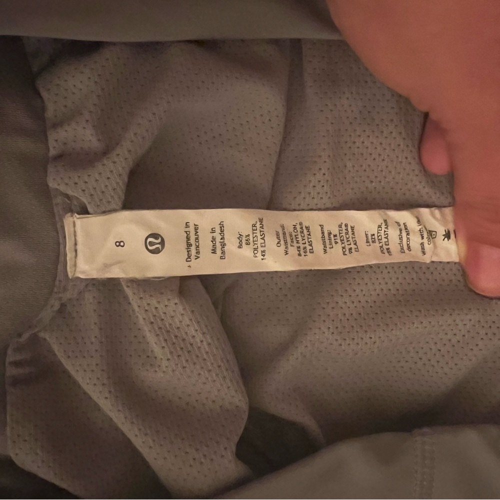 Lululemon fast and free shorts size 8